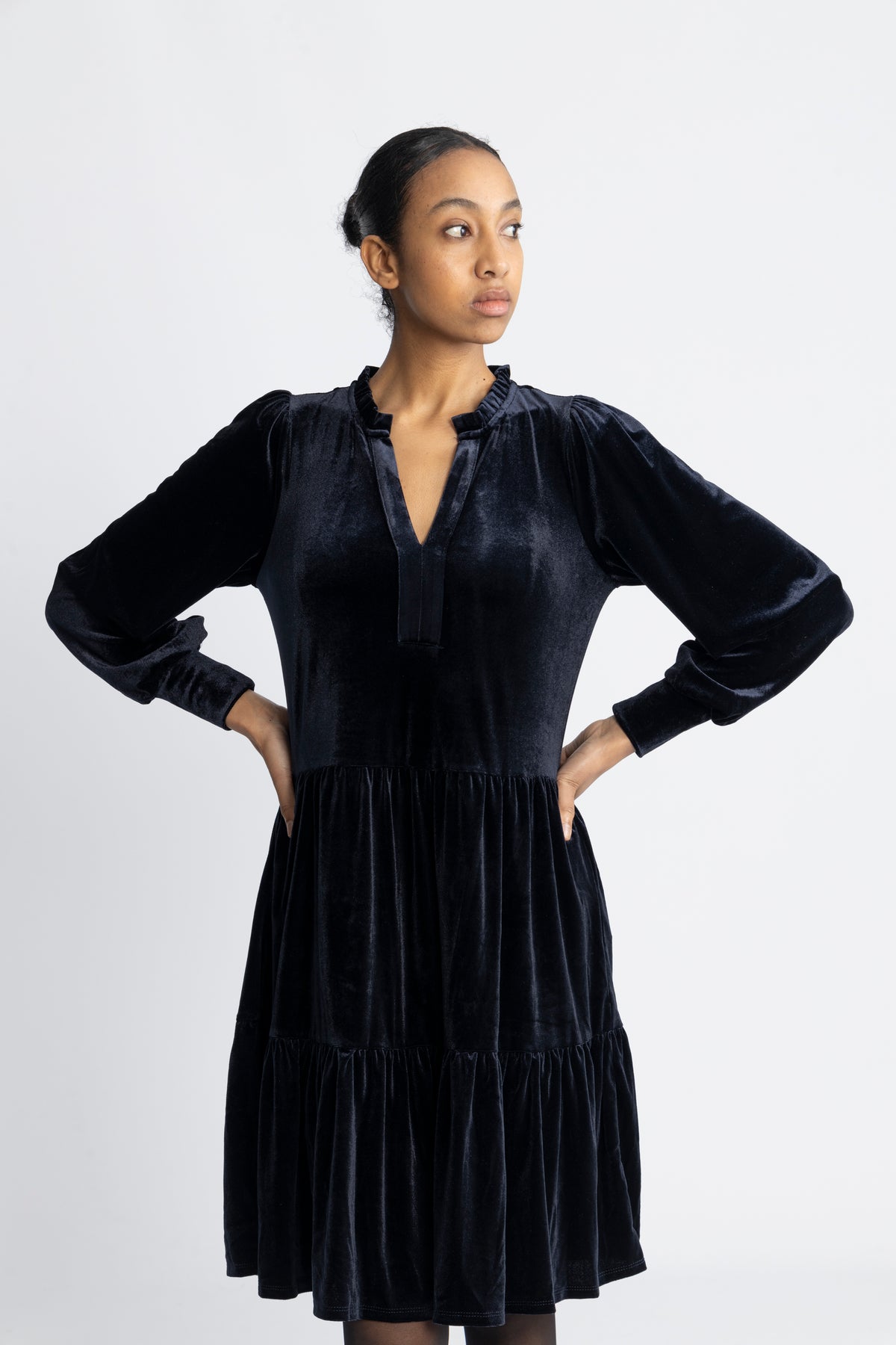 ViggasePW Dress - Dark Navy