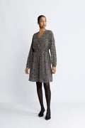 Moss Copenhagen Zeida Rhian Short Dress Aop - Black Flower