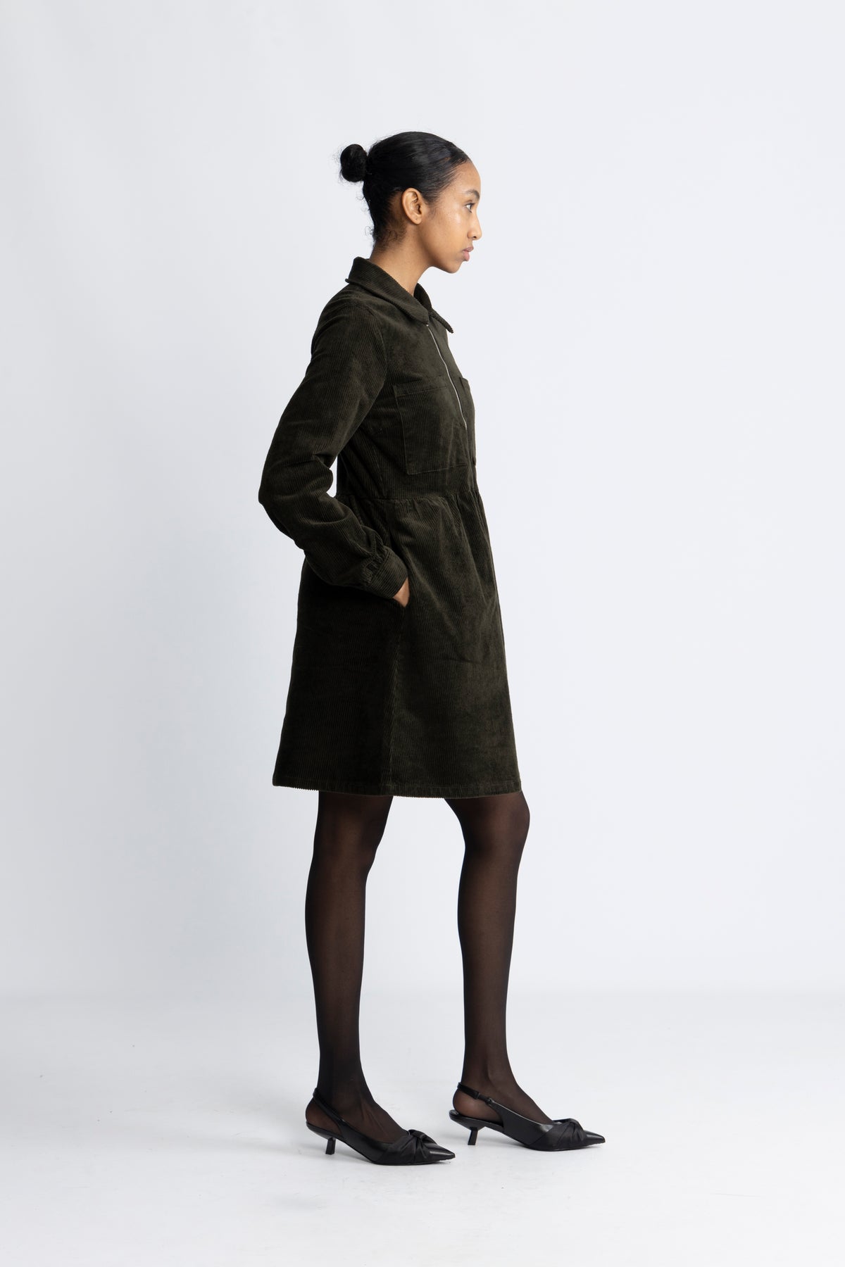 Arcelle Geggo Dress - Forest Night