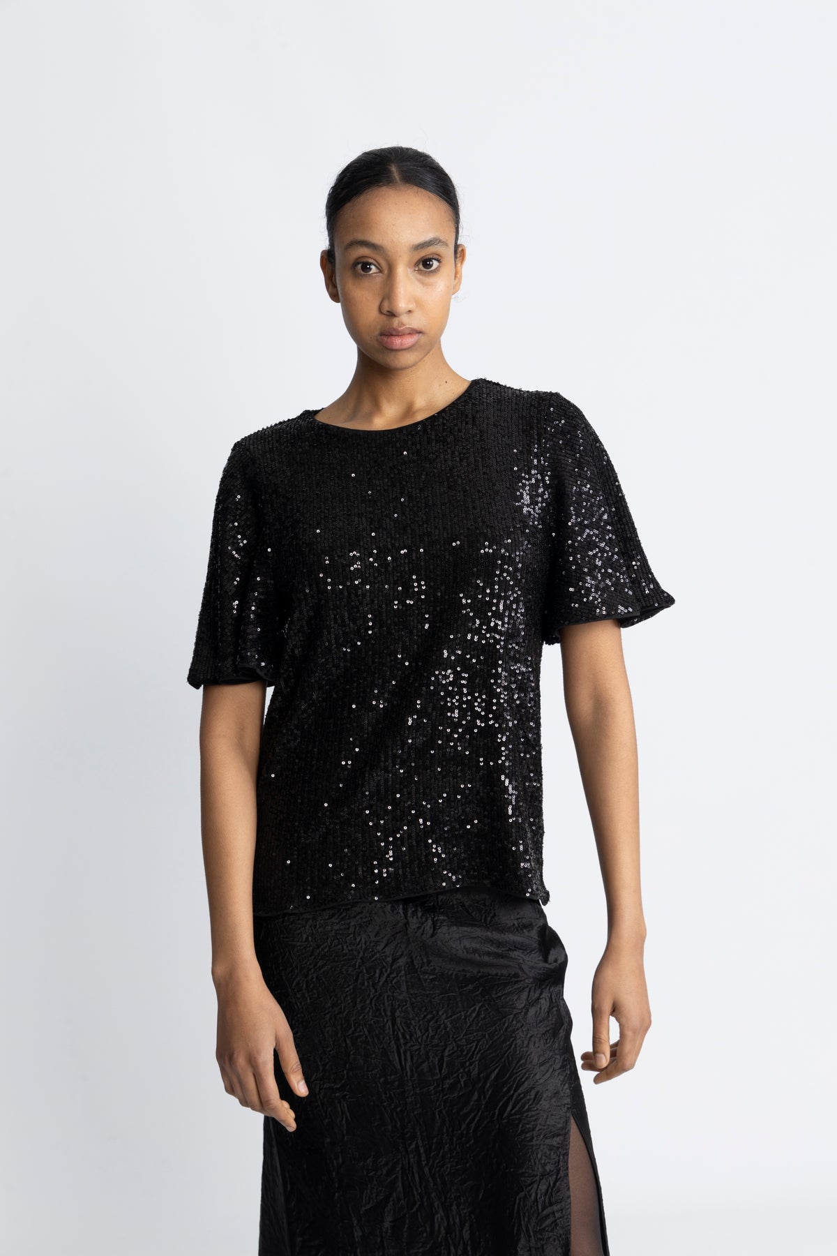 BarbaraIW Boxy Top - Black