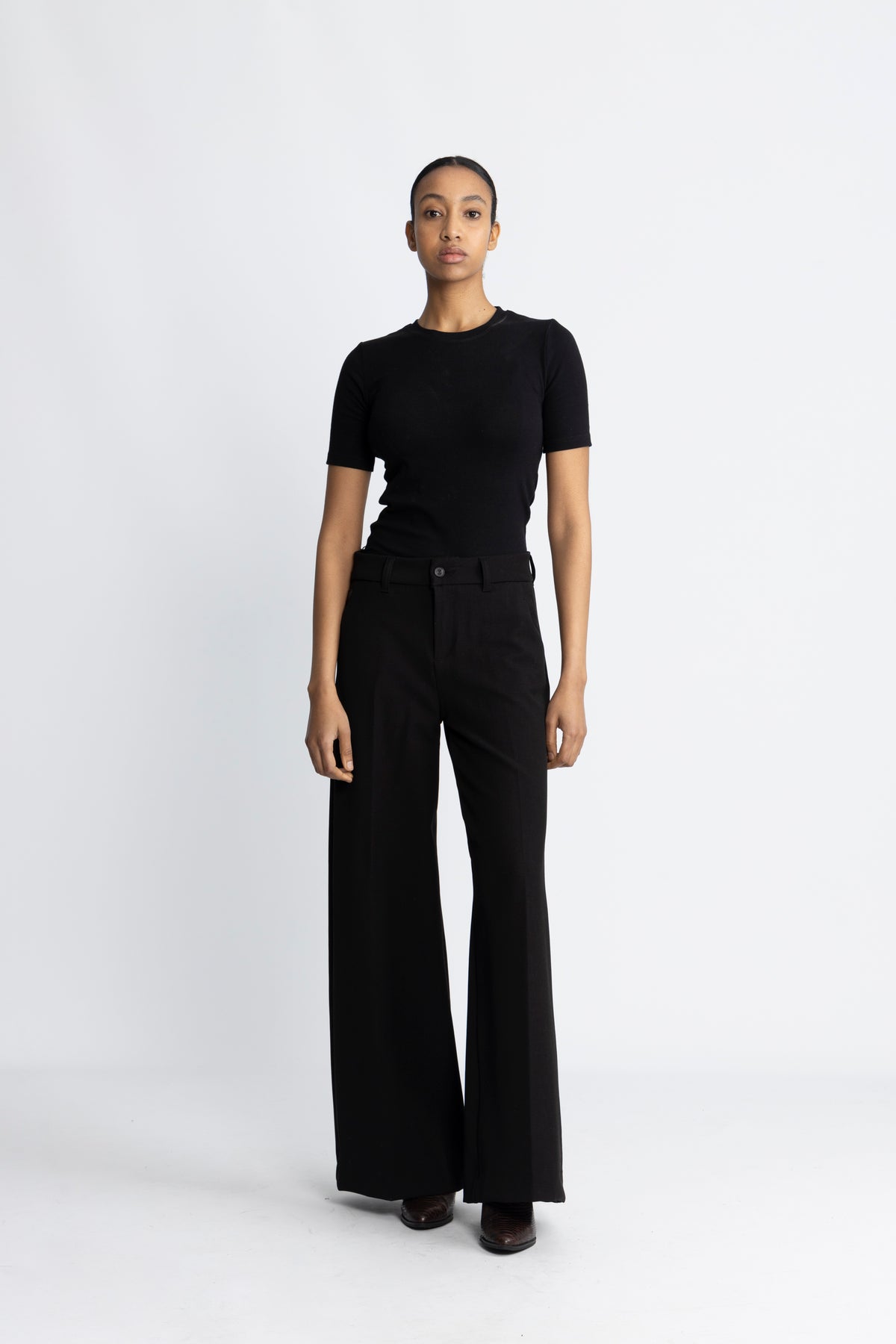 Silvia Wide - Robble Fleece - Black