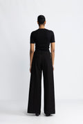 Silvia Wide - Robble Fleece - Black