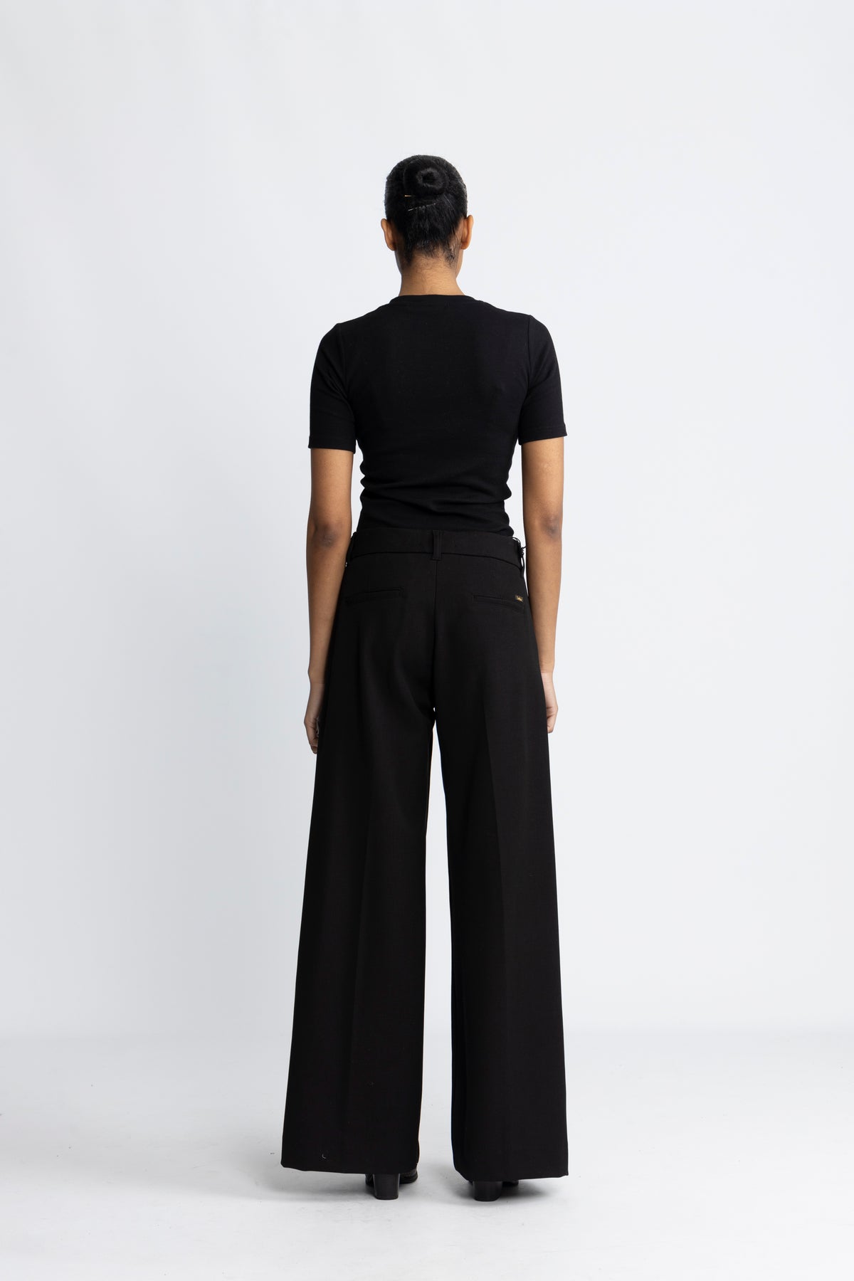 Silvia Wide - Robble Fleece - Black