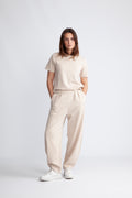 VincentIW Melange Karmen T-Shirt - Vanilla Melange