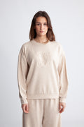 LaicentIW Vincent Mel Mono Sweat - Vanilla Melange