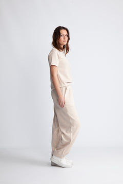 VincentIW Melange Karmen T-Shirt - Vanilla Melange