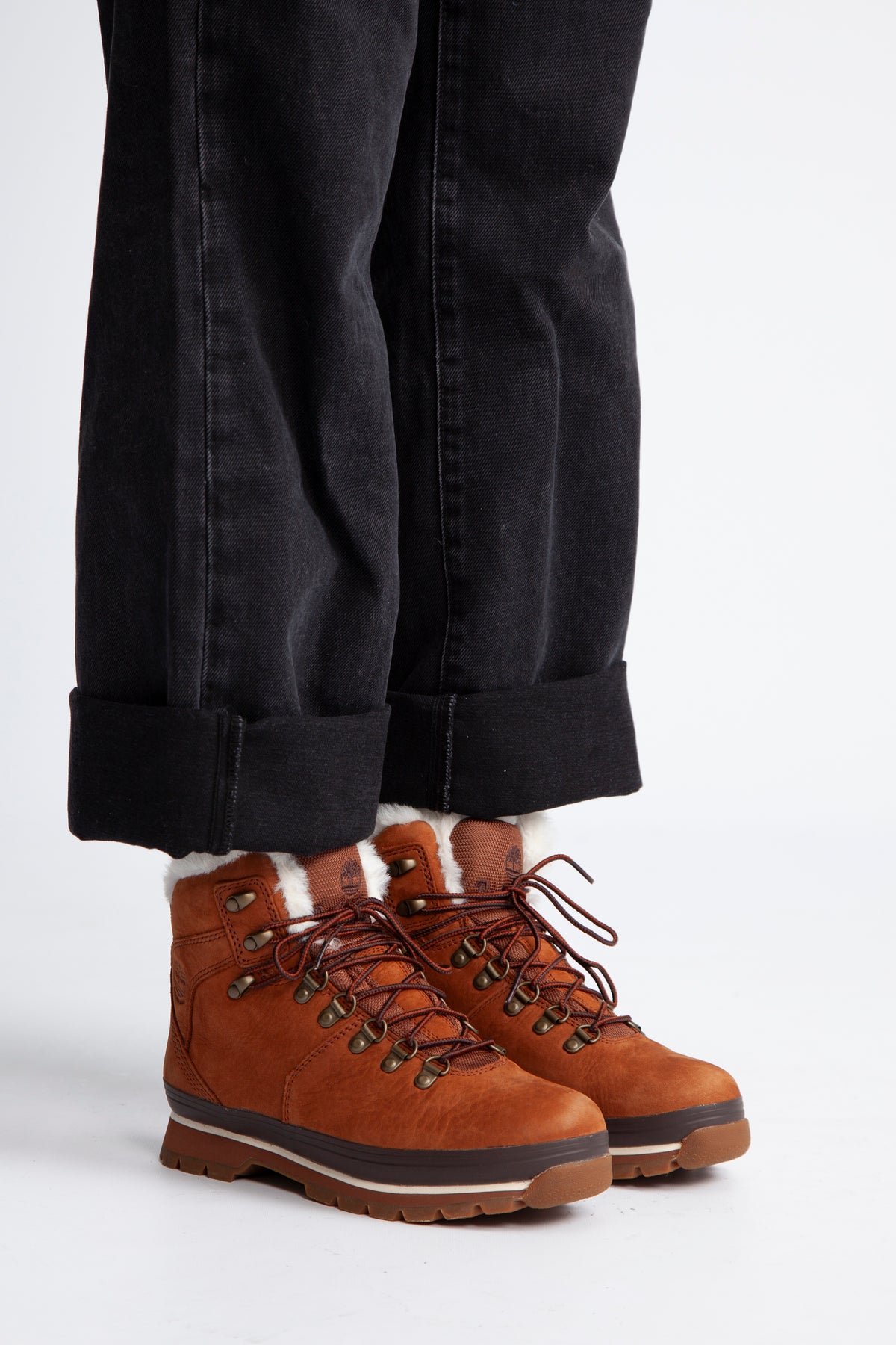 Euro Hiker Waterproof Fur-Lined Boot - Saddle Nubuck