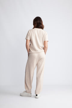 VincentIW Melange Karmen T-Shirt - Vanilla Melange