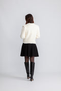 Yasmey Ls Knit Cardigan - Birch