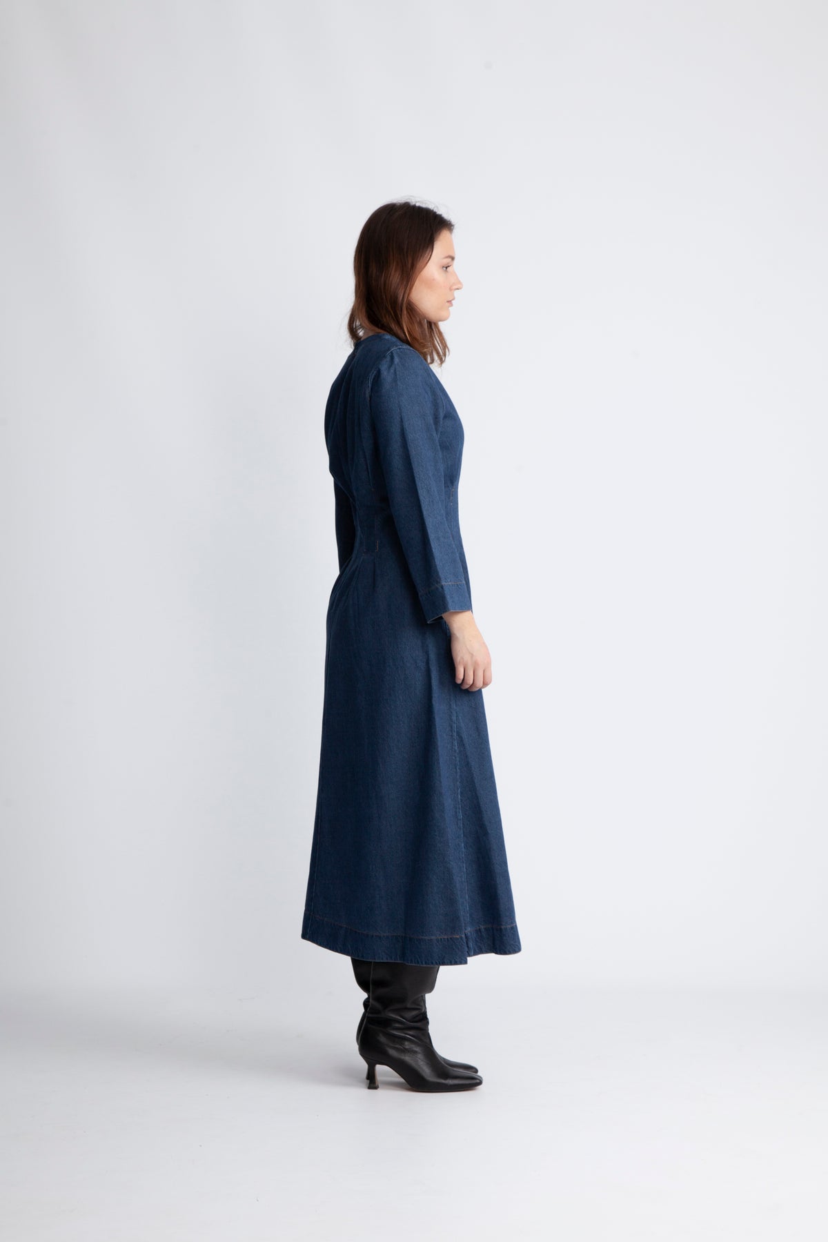 Mableiw Dress - Mörkblå denim