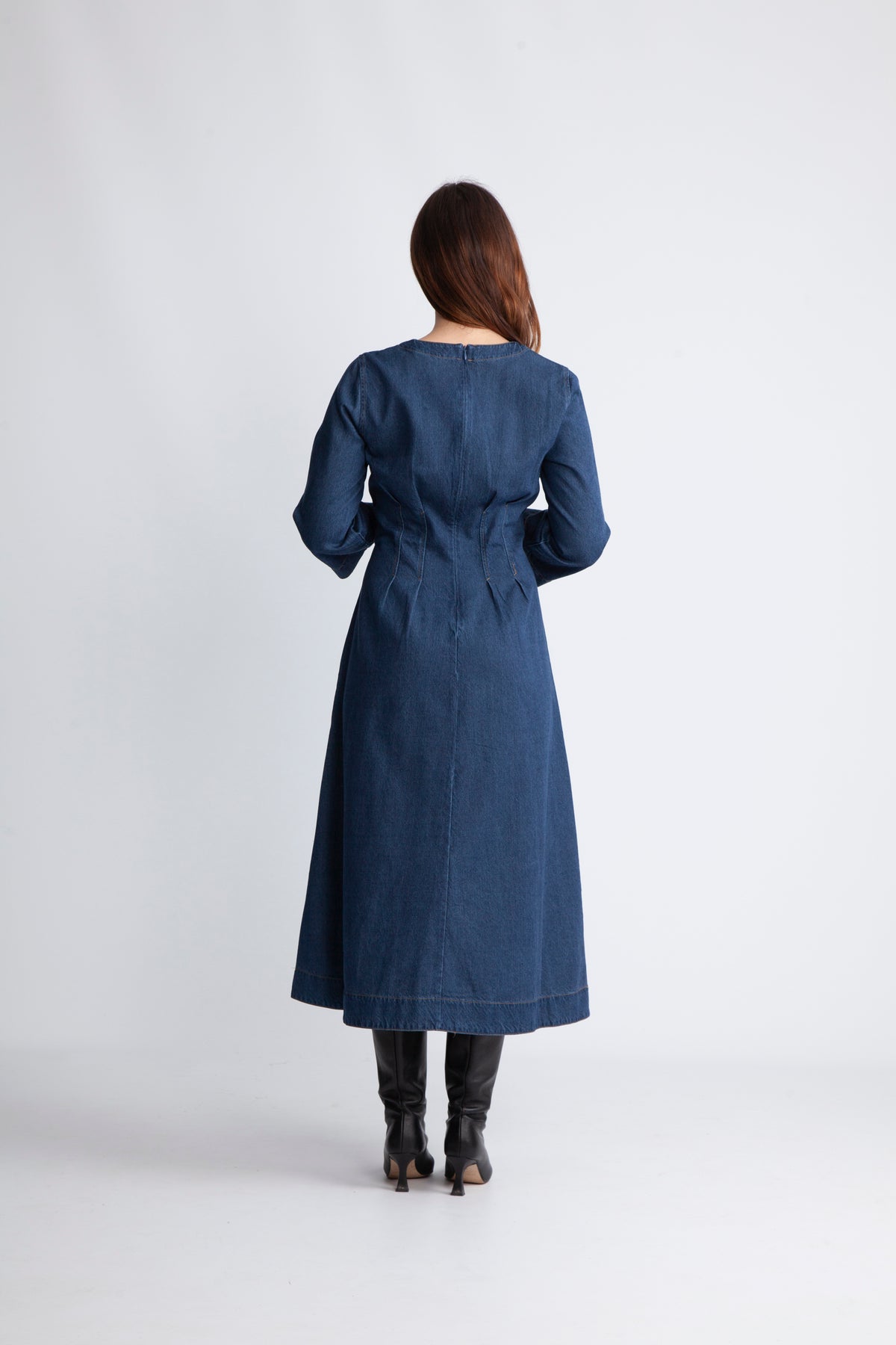 Mableiw Dress - Mörkblå denim