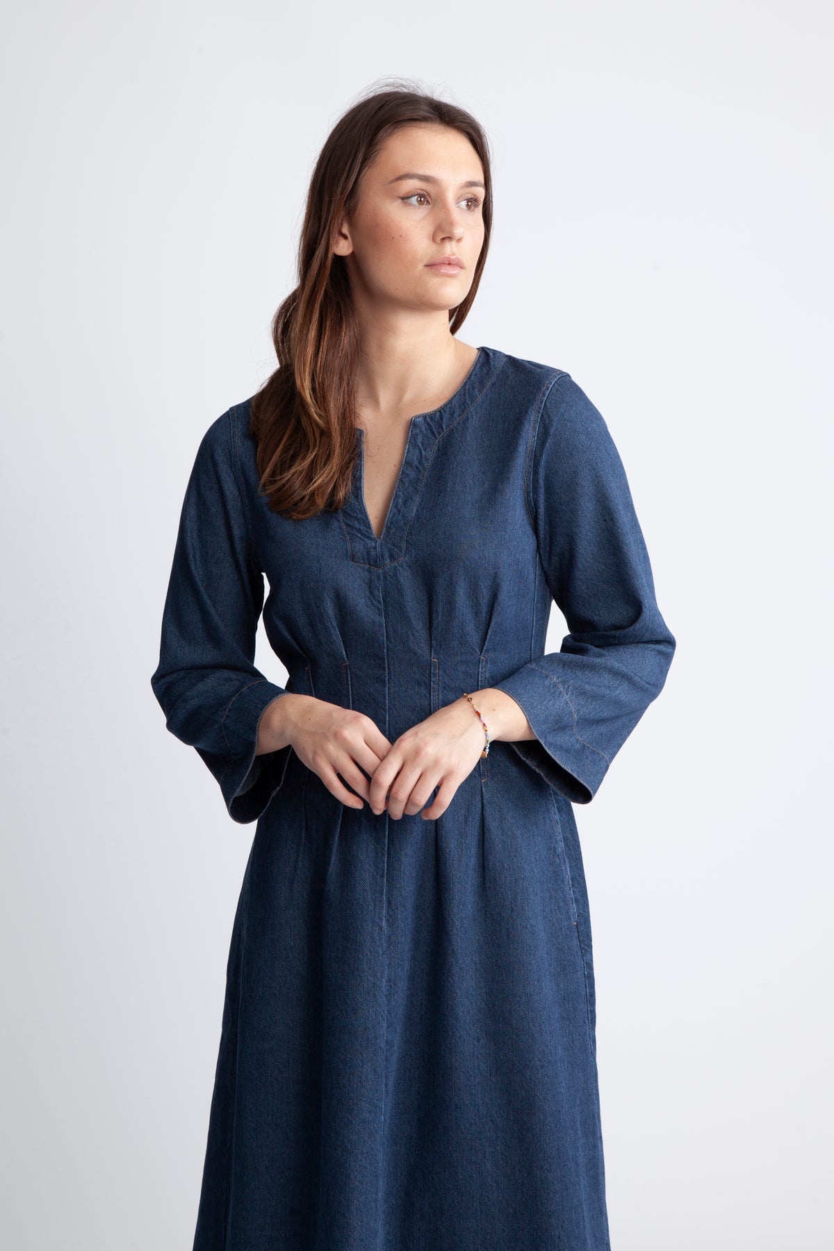 Mableiw Dress - Mörkblå denim