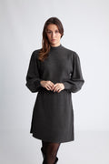 Amari Rachelle Dress - Dark Grey Melange