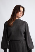 Amari Rachelle Dress - Dark Grey Melange