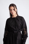Yassemira Ls Shirt Dress S. - Black