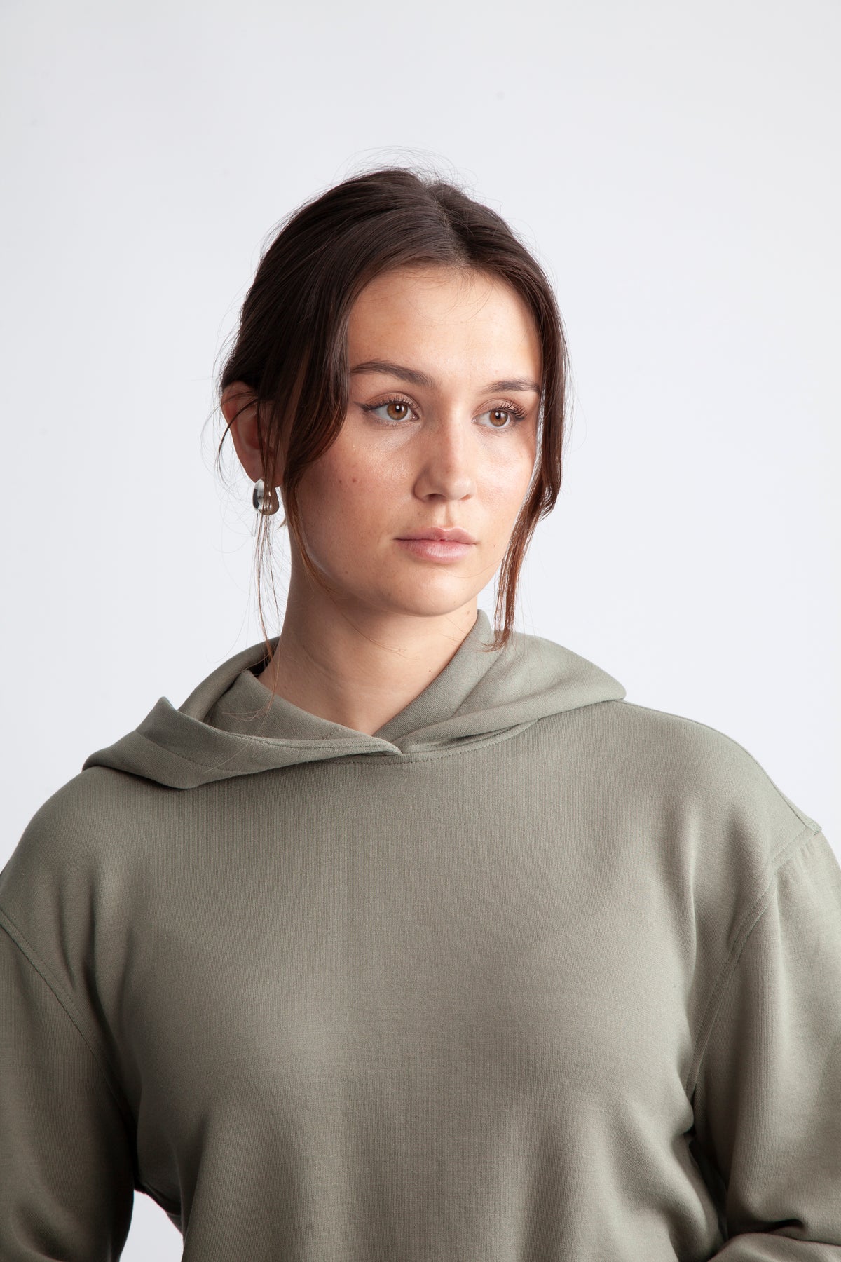 Emma LS Sweat Hoodie - Vetiver