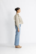 Co'Couture Elsycc Frill Blouse - Bone