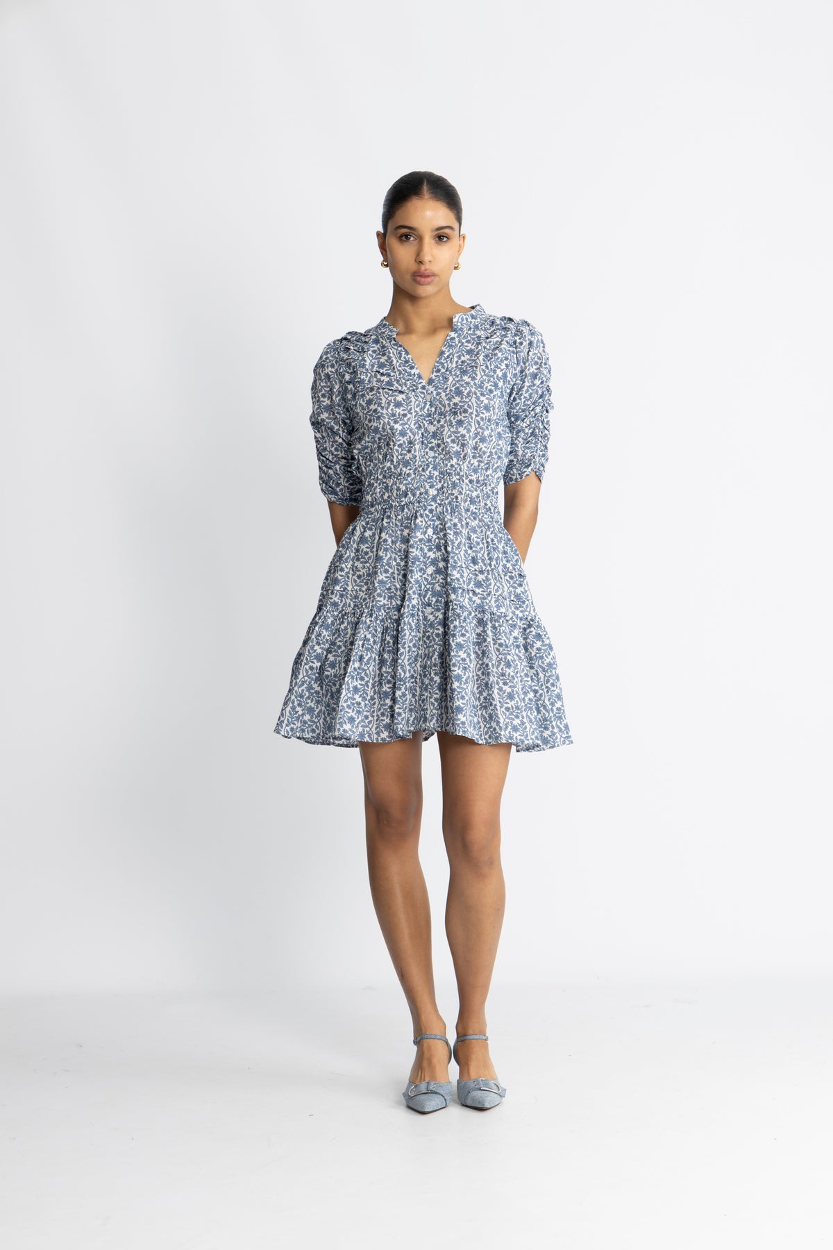 Fabienne Dress Mini - Empire Blue