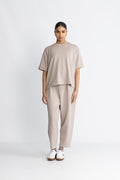 PannieIW Oversize T-shirt - Stone