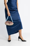 Pouch Medium - Rainbow Lurex Fabric
