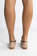 A8041 - Black Patent/Beige Nappa