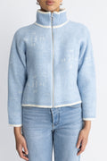 Iben Zip Jacket - Ljusblå
