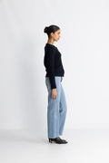 Ulla Cotton Jacket - Mörkblå