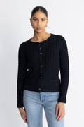 Ulla Cotton Jacket - Mörkblå