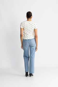 Ritchiecc Ribbon Tee - Off White