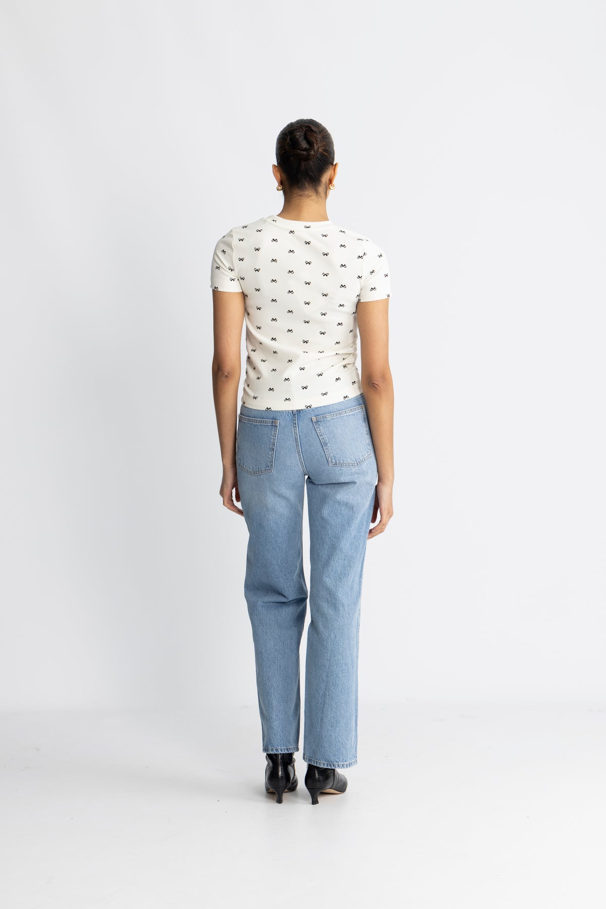 Ritchiecc Ribbon Tee - Off-white
