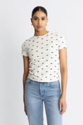Ritchiecc Ribbon Tee - Off-white