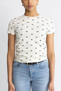 Ritchiecc Ribbon Tee - Off-white