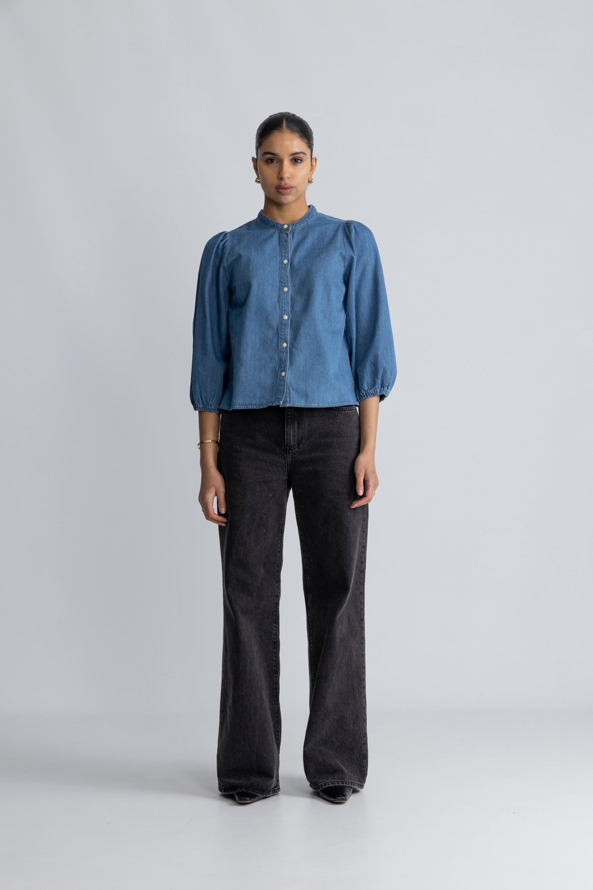 Nicoliepw Sh - Medium Blue Denim
