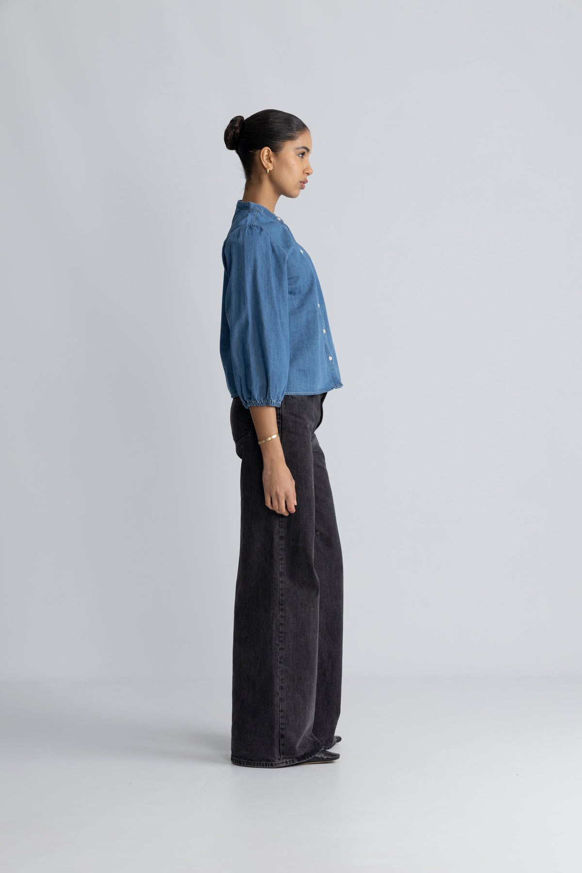 Nicoliepw Sh - Medium Blue Denim