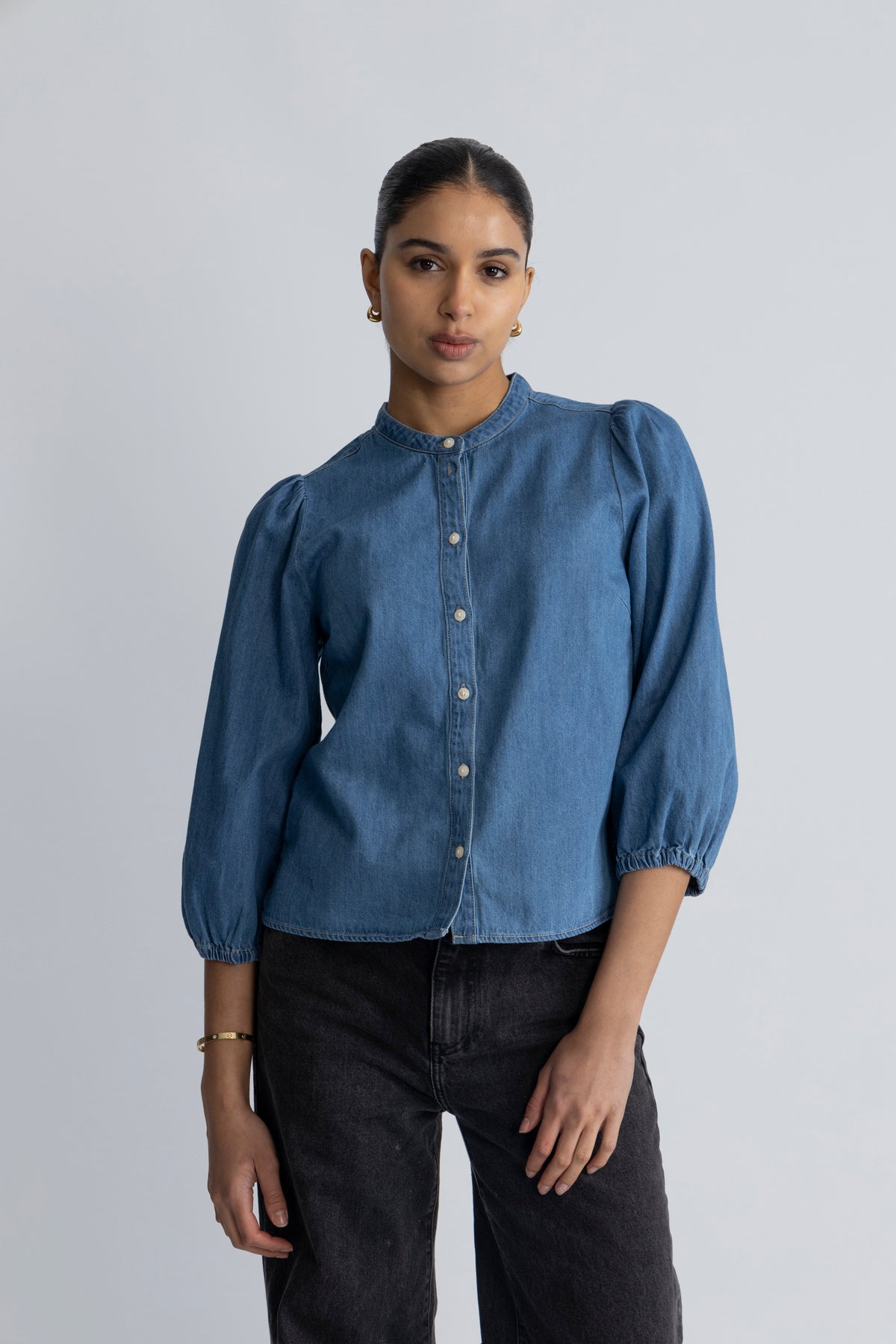 Nicoliepw Sh - Medium Blue Denim