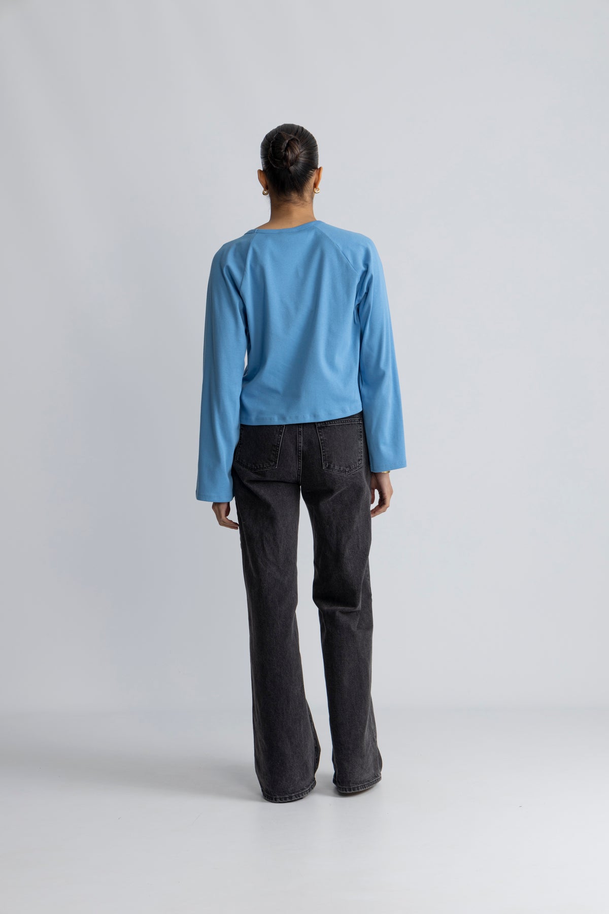 Kitty Long Sleeve - Blå