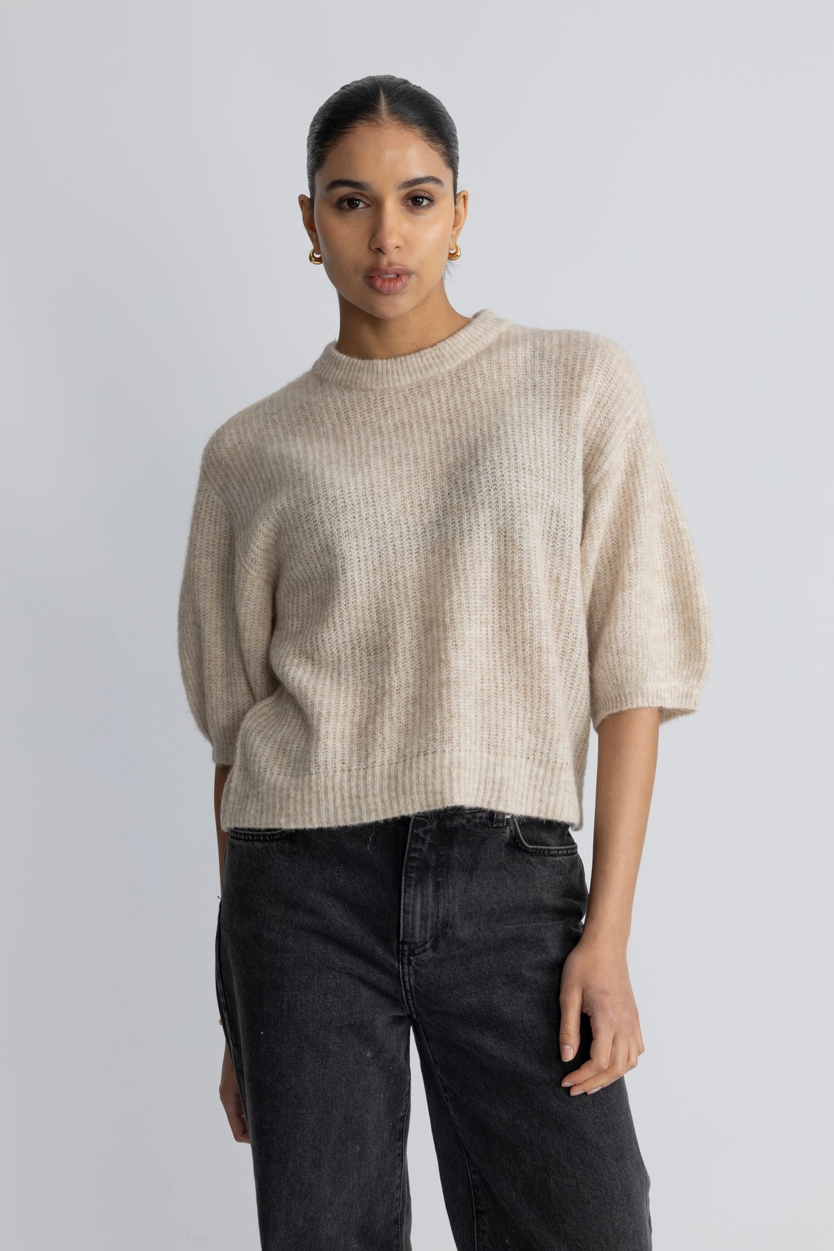 Hila Hope 2/4 Pullover - Oatmeal Melange