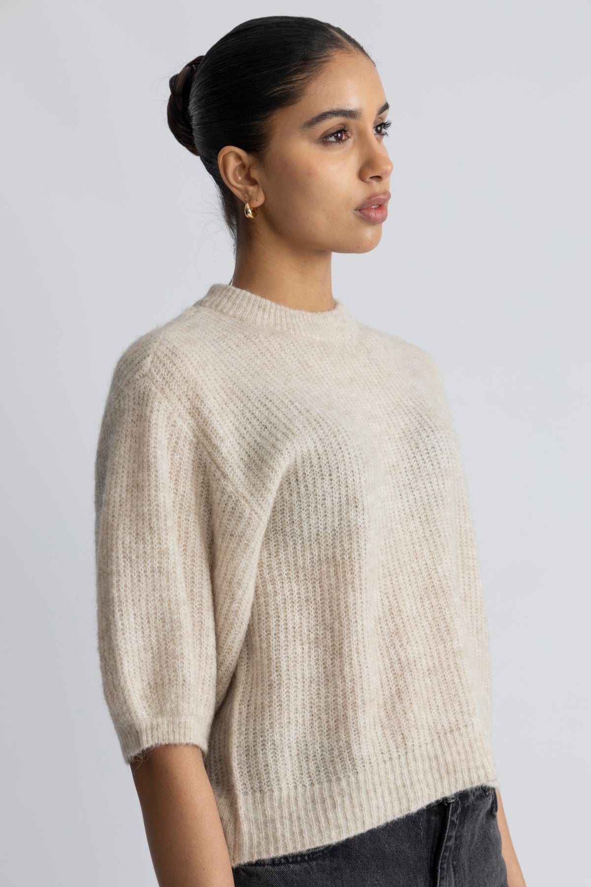 Hila Hope 2/4 Pullover - Oatmeal Melange