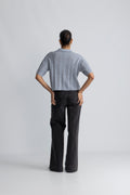Kelp Crochet Shirt - Blue Mix