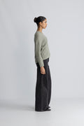 Thora V-Neck Knit - Shadow