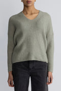 Thora V-Neck Knit - Shadow