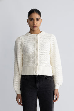 Tinna Cardigan - Egret