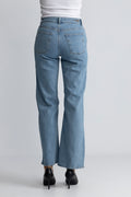 Alice HW Wide Long Jeans - Ljusblå Denim