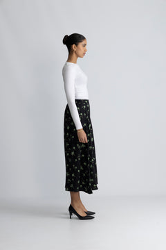 Jusine Karalynn Skirt Aop - Forest Shad Flw