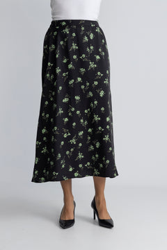 Jusine Karalynn Skirt Aop - Forest Shad Flw