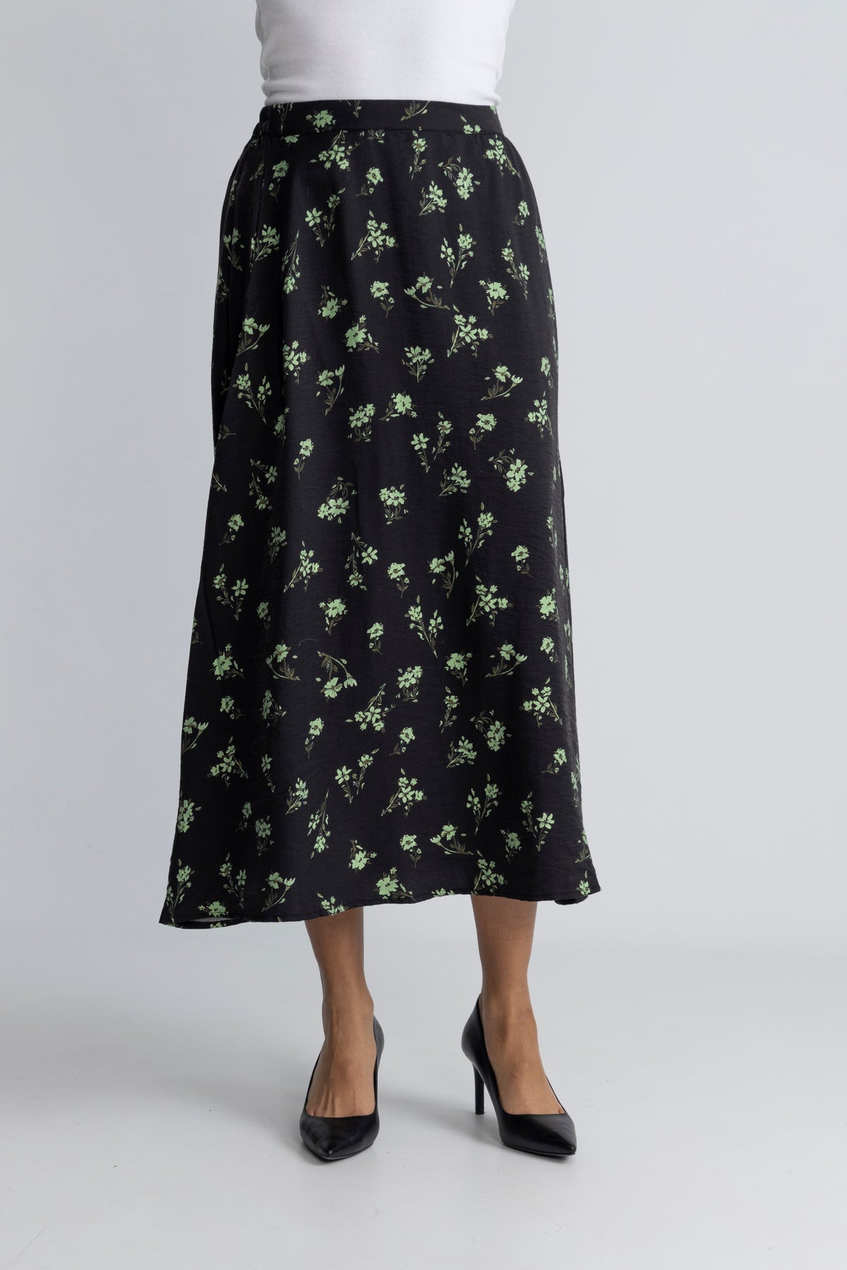 Jusine Karalynn Skirt Aop - Forest Shad Flw