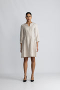 SolinaIW Fitted Dress - Haze Melange