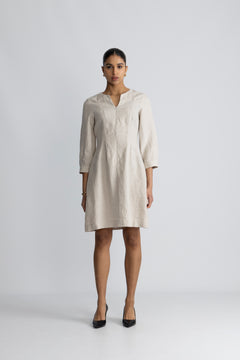 SolinaIW Fitted Dress - Haze Melange