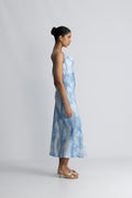 Eila Print Dress - Blue Mix