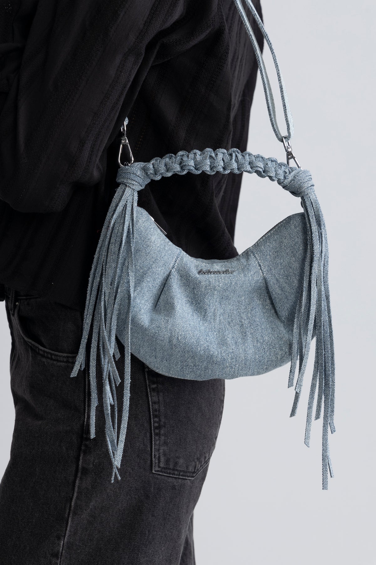 Cocoon Denim Micro Bag - Lt. Blue Mix